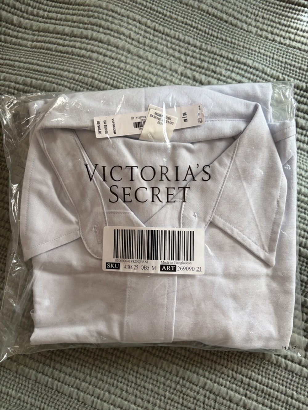 PINK by Victoria's Secret Light Blue Polo Shirt